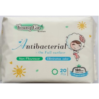 Băng vệ sinh kháng khuẩn UUcare 180mm - 20pcs