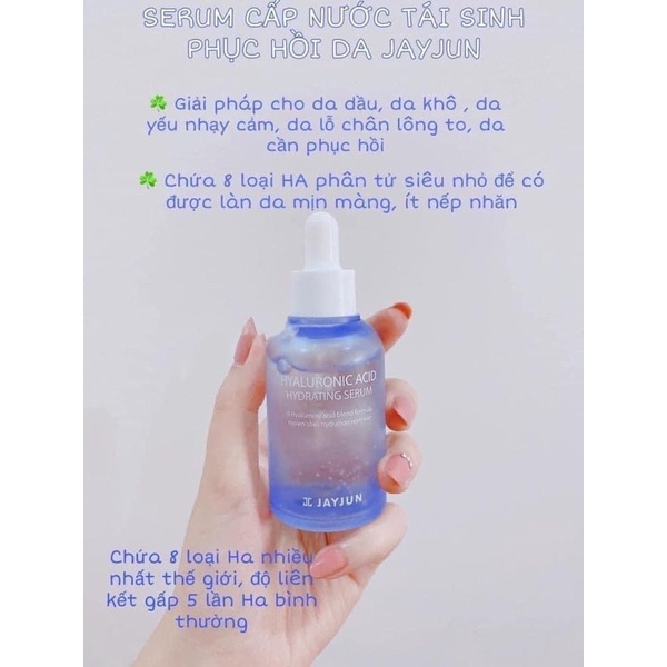SERUM CẤP ẨM BEST SELLER NHÀ JAYJUN HYALURONIC ACID HYDRATING