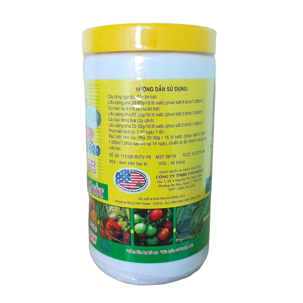 Phân bón lá NPK 30-10-10 +Te lọ  500gr  Dùng giai đoạn cây đang phát triển