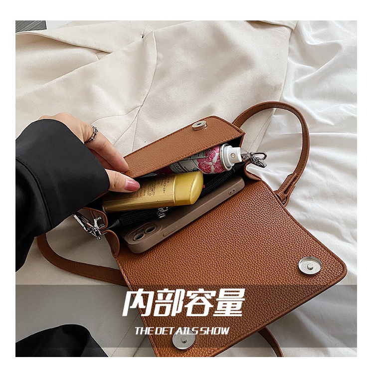 Túi Đeo JASMIN NOIR Chéo Vai Bằng Da PU Có Khóa Dành Cho Nữ