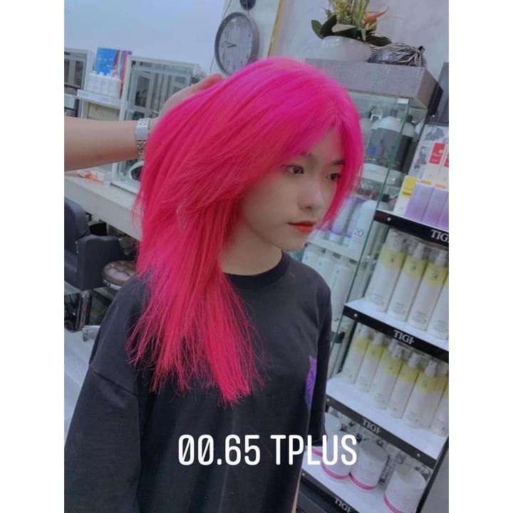 Thuốc Nhuộm Tóc Màu Hồng TPLUS 0/65 Pink Hair Dye Cream