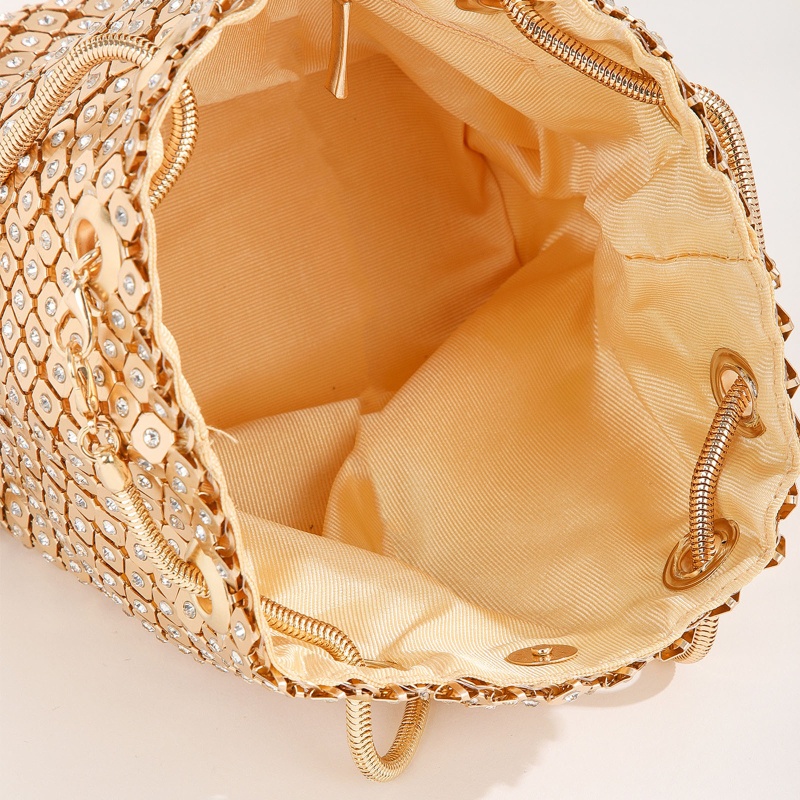 Túi Đeo Chéo Đính Đá Lấp Lánh Thời Trang Dự Tiệc