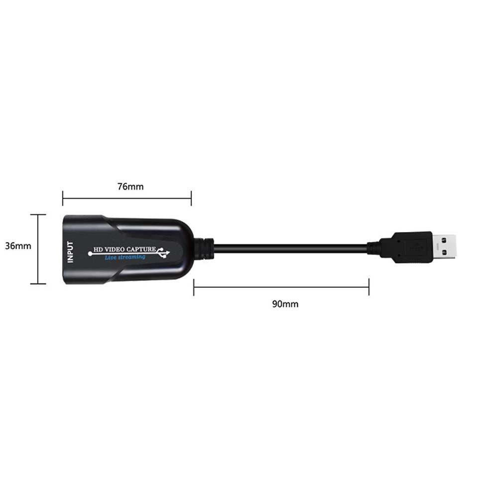 Free drive Video Capture Card With Line Capture Card HDMI to USB 3.0 Game Record Video Grabber for PC Video Recording USB 3.0 HDMI-Compatible to USB HDMI Video Capture Card/Multicolor