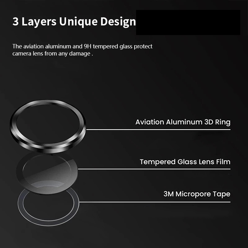 1 Miếng Dán Bảo Vệ Camera Sau Bằng Nhôm Cho Samsung Galaxy S22 Ultra Sansung S22ultra S22U