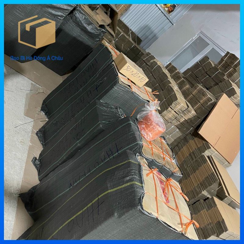 Hộp carton gói hàng, đóng hàng 20x20x10. COMBO 1000 hộp