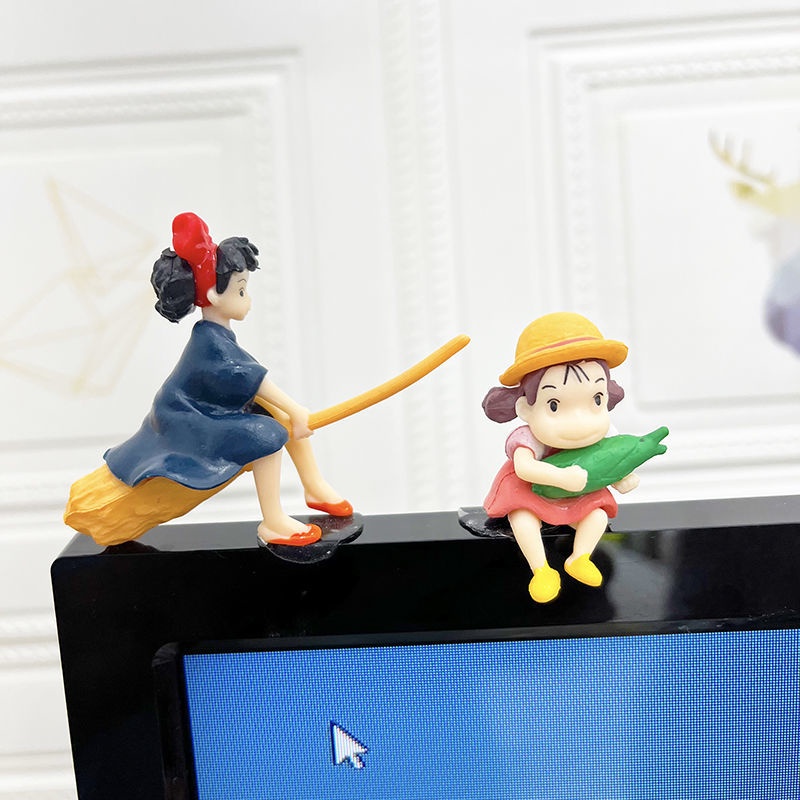 INS Búp Bê Trang Trí Màn Hình laptop/Điện Thoại Để Bàn Hình Trái Tim Cô Gái Dễ Thương