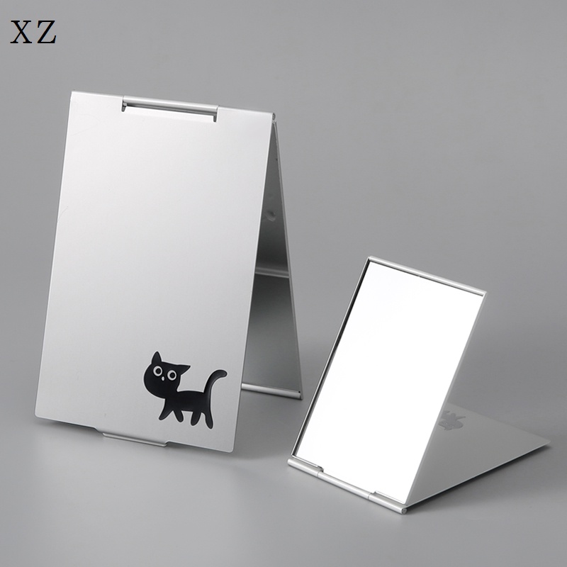 Gương Trang Điểm Mini Có Thể Gập Lại Siêu Mỏng Để Bàn Tiện Dụng Cho Học Sinh