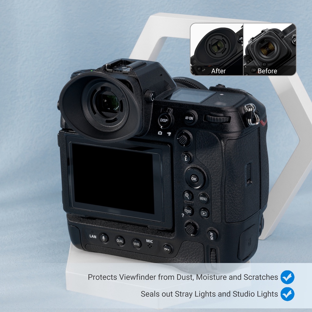 JJC EN-DK33 Kính ngắm máy ảnh có thể xoay cho Máy ảnh Nikon Z8 Z9, Thay thế Eyecup DK-33