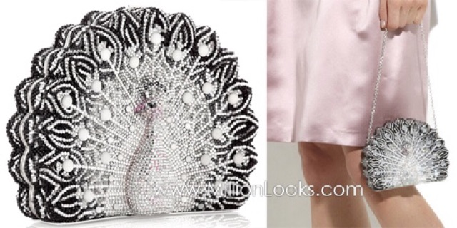 Ví siêu phẩm Khổng tước đính đá phale