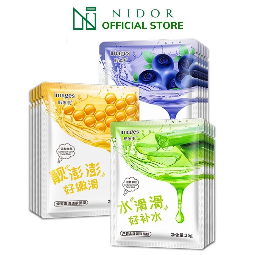 Mặt Nạ Dưỡng Trắng Da, Giữ Ẩm, Mờ Thâm, Chống Lão Hóa - Nội địa Trung