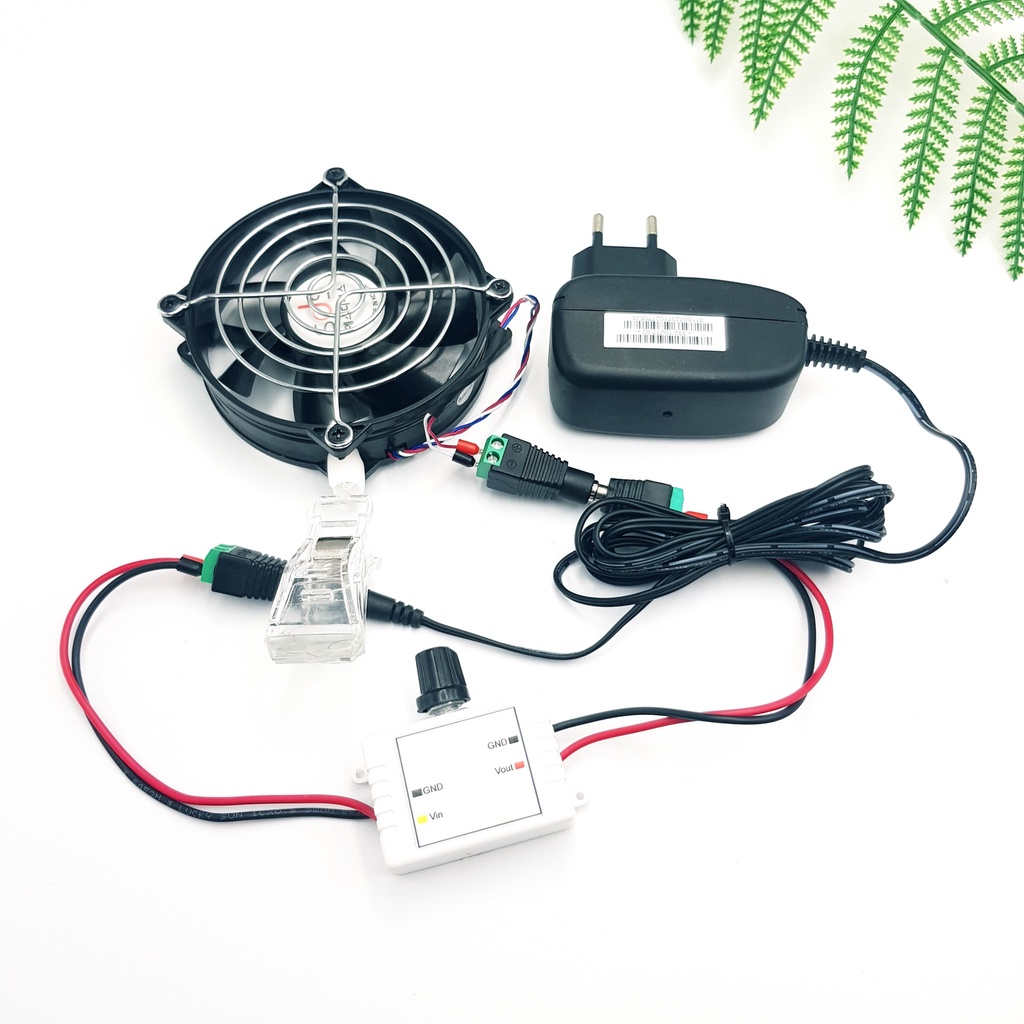 Bộ Quạt Hút Mùi, Tản Nhiệt, Quạt Máy 12V Cho Máy Tính, Thú Cưng
