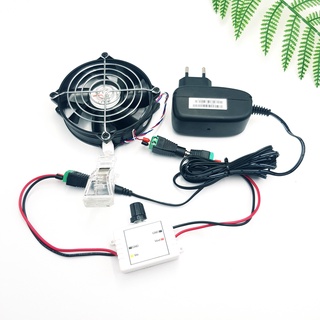 Bộ Quạt Hút Mùi, Tản Nhiệt, Quạt Máy 12V Cho Máy Tính, Thú Cưng