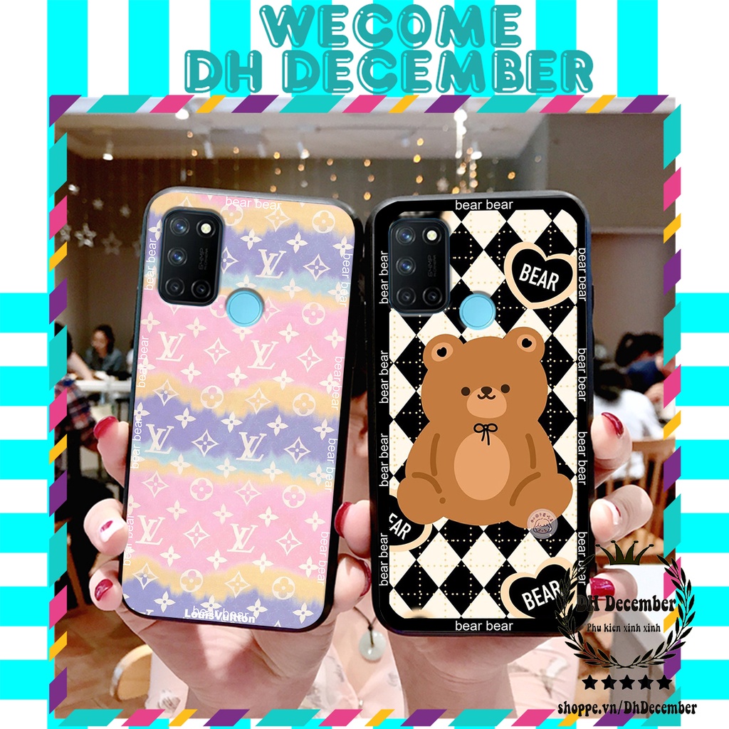 Ốp lưng Realme C17 / 7i in hình 3D GẤU HỒNG-GẤU BE3R -XINH XẺO CỰC ĐẸP