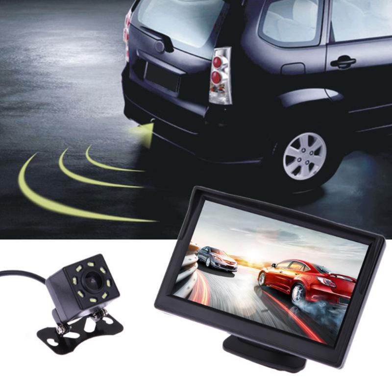Màn Hình Hiển Thị Hỗ Trợ Đỗ Xe Ban Đêm 5 inch