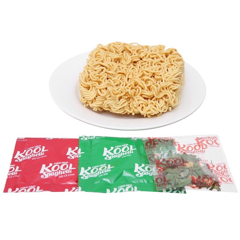 ⚡Date mới⚡ Mì trộn Cung Đình Kool Sườn nướng/ Trứng muối/ Spaghetti tô 105g | BigBuy360 - bigbuy360.vn