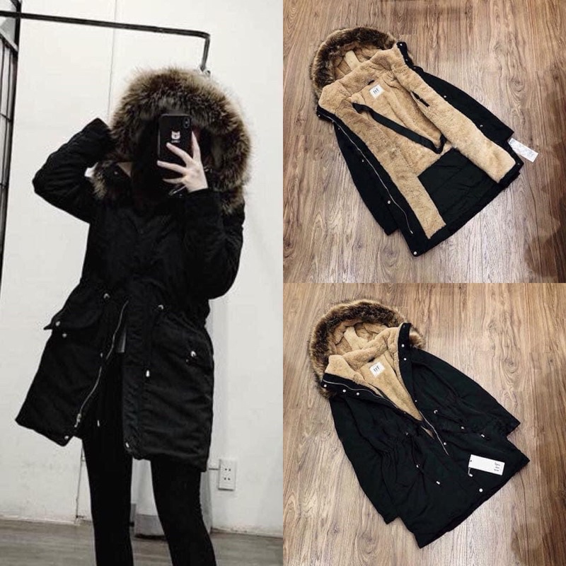 ÁO PARKA NỮ ZARA XUẤT LÓT LÔNG SIÊU Ấm | BigBuy360 - bigbuy360.vn