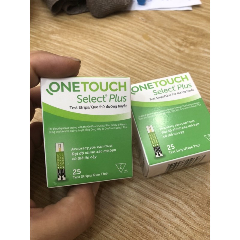 Que Thử Đường Huyết OneTouch select plus - Hộp/25 Que