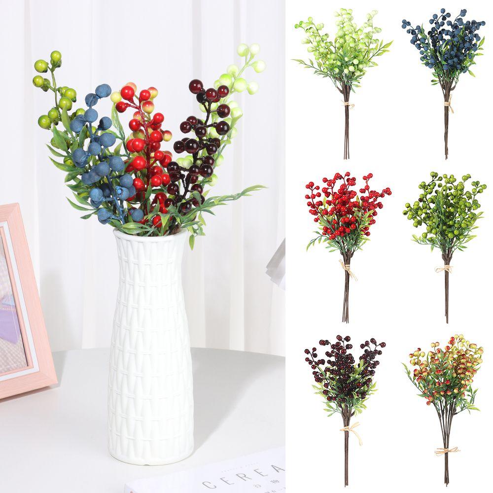 Set 6 Quả Mọng Xốp Trang Trí Tiệc Cưới / Lễ Hội|Bó Hoa Giả Xinh Xắn Trang Trí Nội Thất