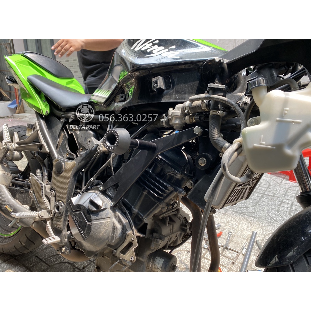 Chống đổ sườn Ninja 300 Chính hãng Power Shark - Chống ngã Ninja 300