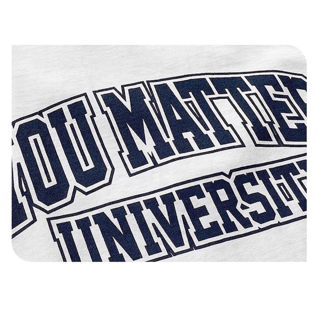 Áo Phông Hè Cổ Tròn YOU MATTER Cotton Mềm Mịn Thoáng Mát Hoạt Động Thoải Mái