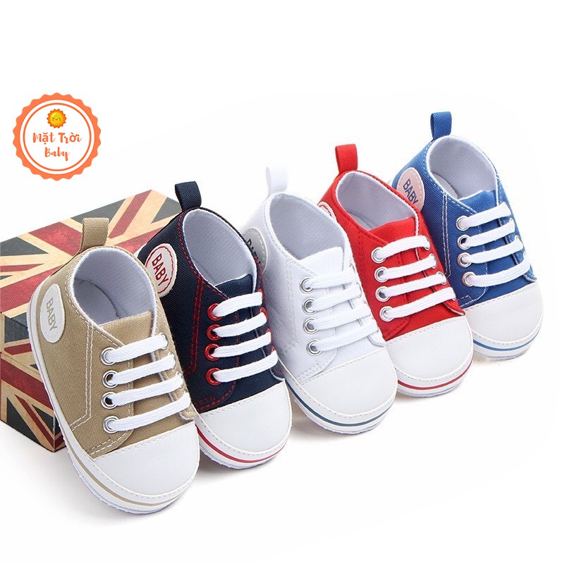 Giày tập đi baby đế mềm cho bé trai bé gái