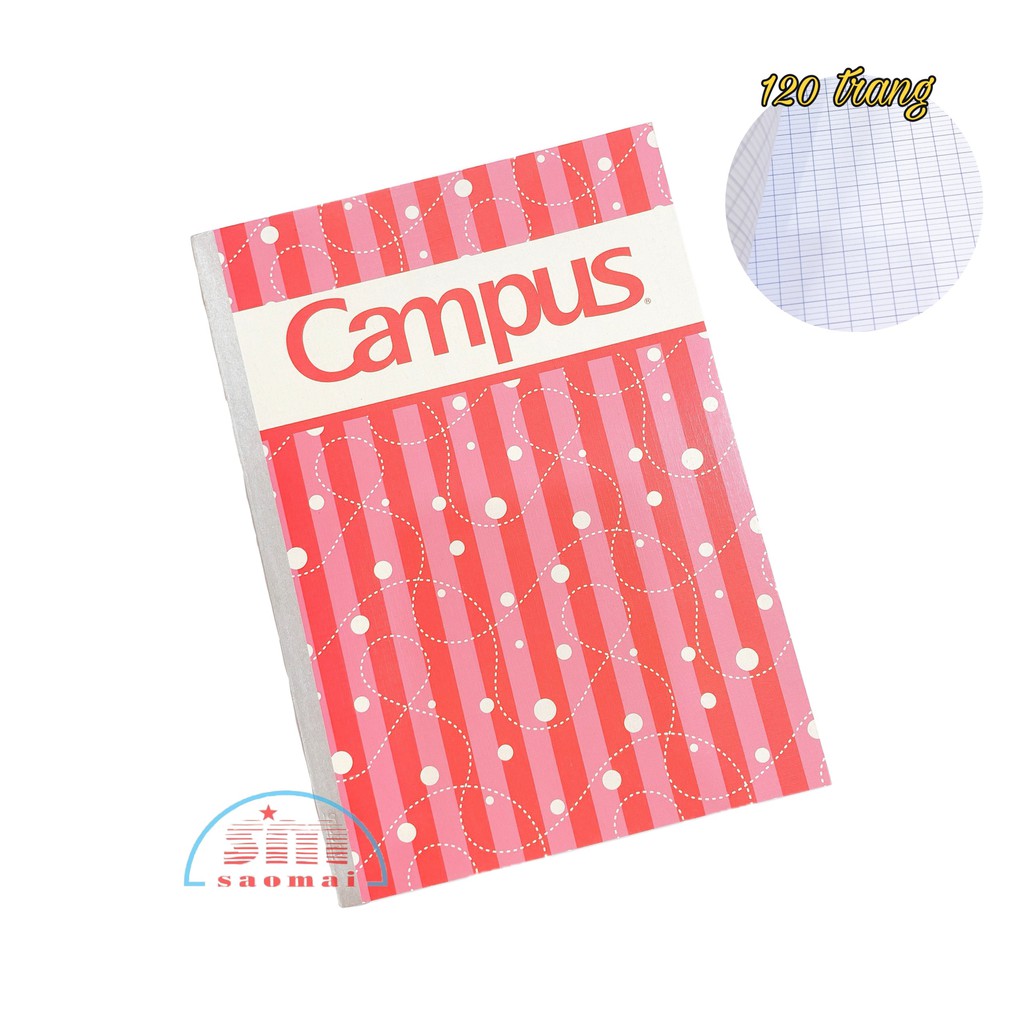 Tập Campus 120t SV NB-BTRE120-R ĐL70 (lốc 10 Cuốn)