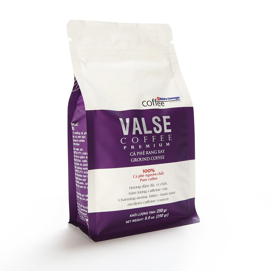 Cà Phê Bùi Văn Ngọ  Rang Xay Valse 250gr