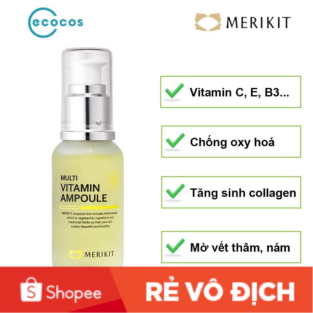 [FOLLOW GIẢM 20K] Tinh chất trắng da, chống oxy hoá, tăng sinh collagen và làm mờ vết thâm nám - Multi Vitamin Ampoule