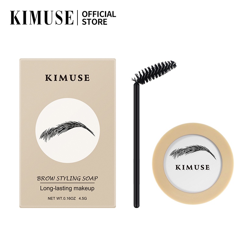 Bộ gel + khuôn định hình lông mày Kimuse tiện dụng