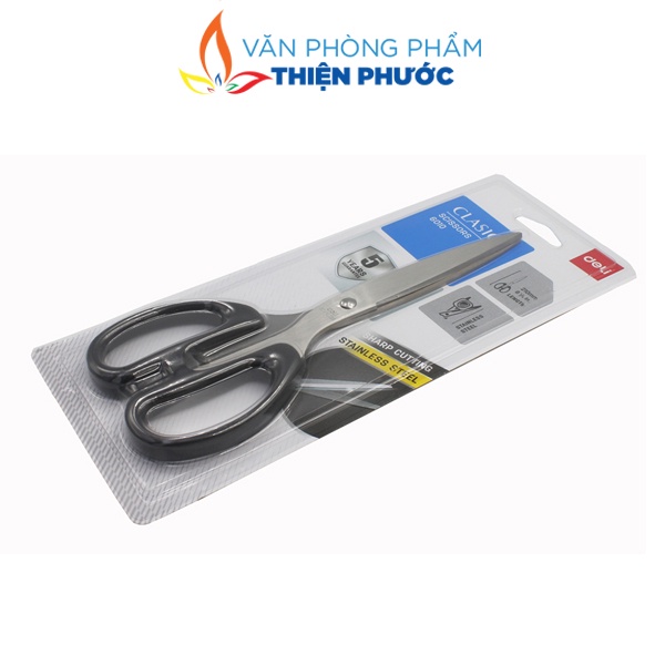 Kéo cắt giấy vải lớn đa năng Deli 6009/6010 THIỆN PHƯỚC