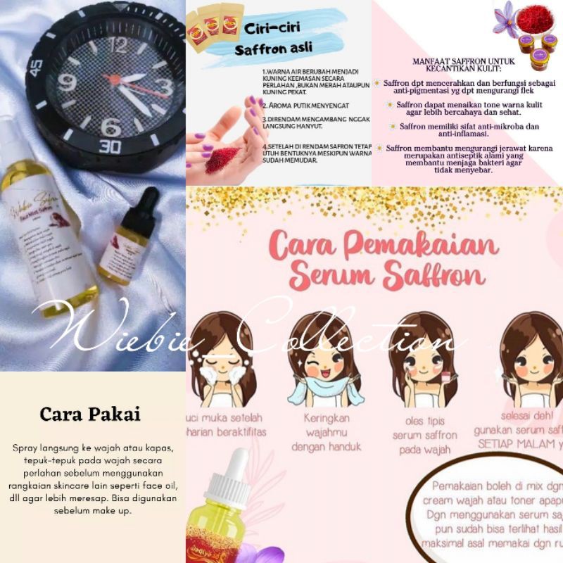 (Hàng Mới Về) Set 2 Chai Tinh Chất Safron 100ml & 10ml Safron Dưỡng Da Mặt | BigBuy360 - bigbuy360.vn
