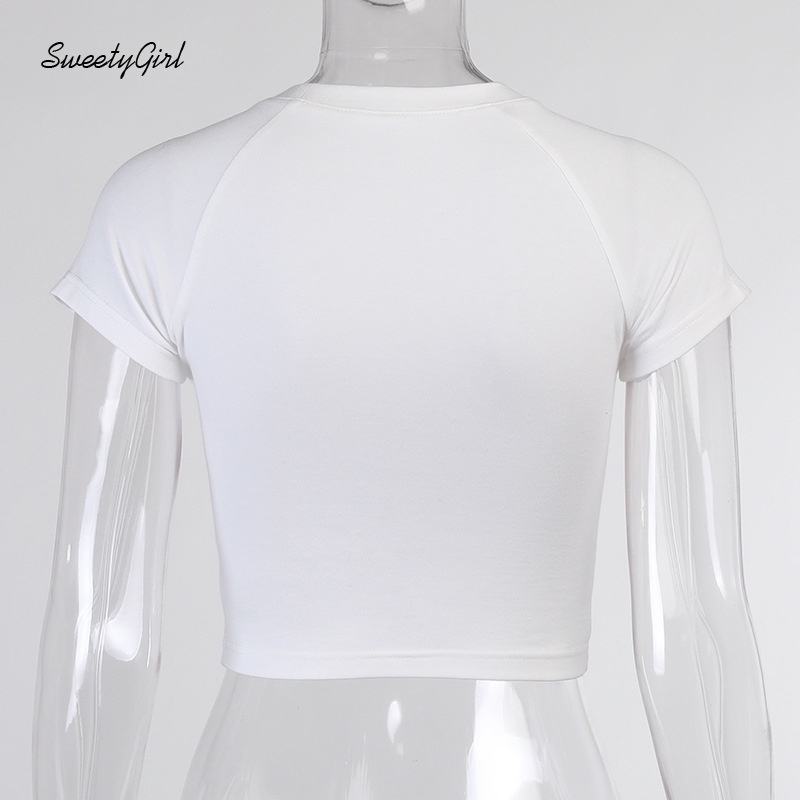 Áo Thun Ngắn Tay Họa Tiết Hoạt Hình Phối Màu Tương Phản 2022 Thời Trang Cho Nữ