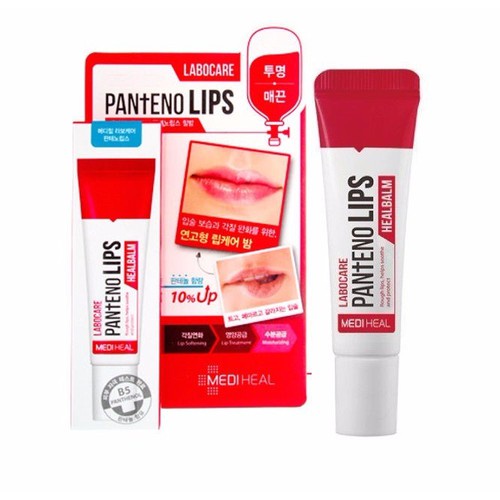 Son Dưỡng môi cho môi khô nứt nẻ, thâm, nhợt nhạt Mediheal Labocare Panteno Lips 10ml Hàn Quốc tramtranstore