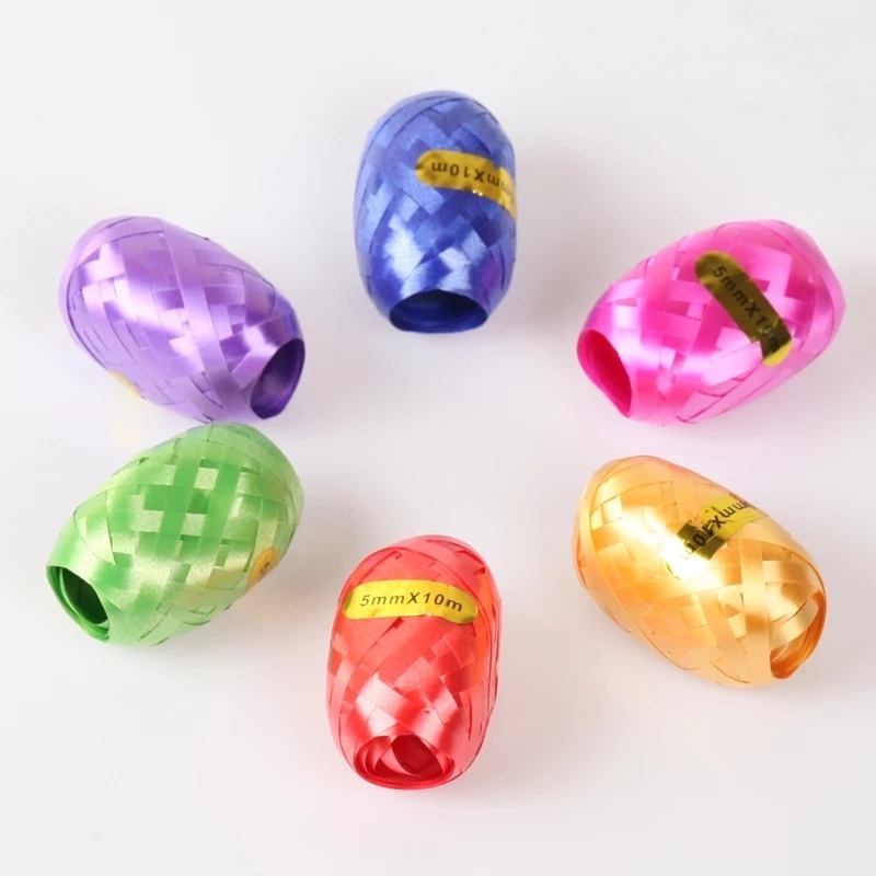 Set 6 Cuộn Dây Lá Nhôm 5mm * 10m Trang Trí Bong Bóng