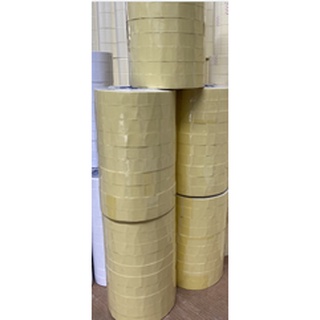 Băng keo xốp hai mặt vàng 24mm-6m 1 cây 10 cuộn..!