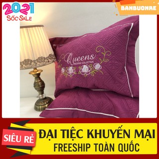 SET 2 VỎ GỐI NẰM TRẦN BÔNG THÊU