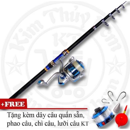 Bộ cần câu và máy Mattsue 3m + Tặng Free Phụ Kiện Câu Cá