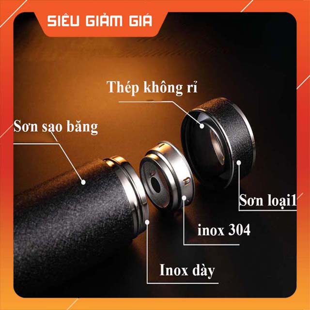 Bình giữ nhiệt độ INOX 304 vacuum cup 500ml - nhận in khắc logo trên bình - 0903