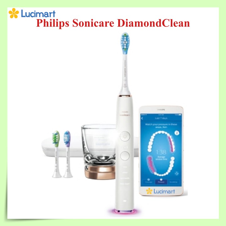 Bàn chải điện Philips Sonicare 9300 DiamondClean Smart [Hàng Mỹ]