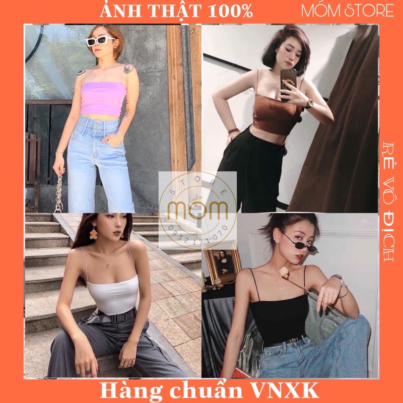 Áo croptop hai dây form chuẩn đẹp