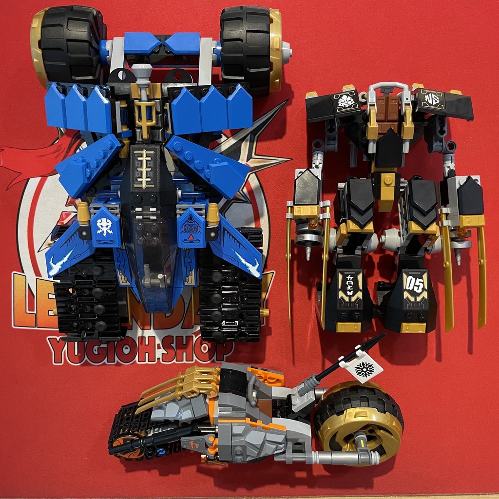 [Đồ Chơi LEGO Chính Hãng] Bộ Sưu Tập Các Phương Tiện Quân Sự Lego Ninja - Thunder Raiders - Ninjago Legacy Bricks