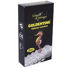 Bao cao su GAI BI Goldentime SIÊU MỎNG mê đắm chị em/nhiều gel/tránh thai/49mm
