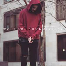 Áo nỉ hoodie màu đỏ mận nỉ bông 2 lớp form rộng nam nữ