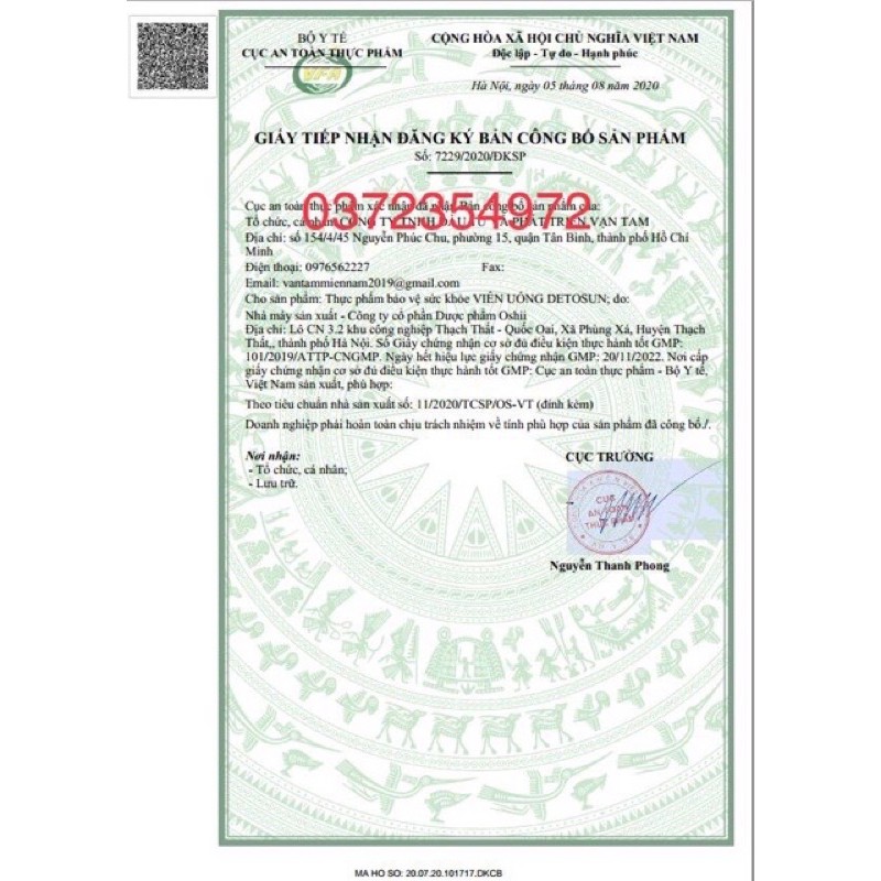 DETOSUN viên uông chống nắng