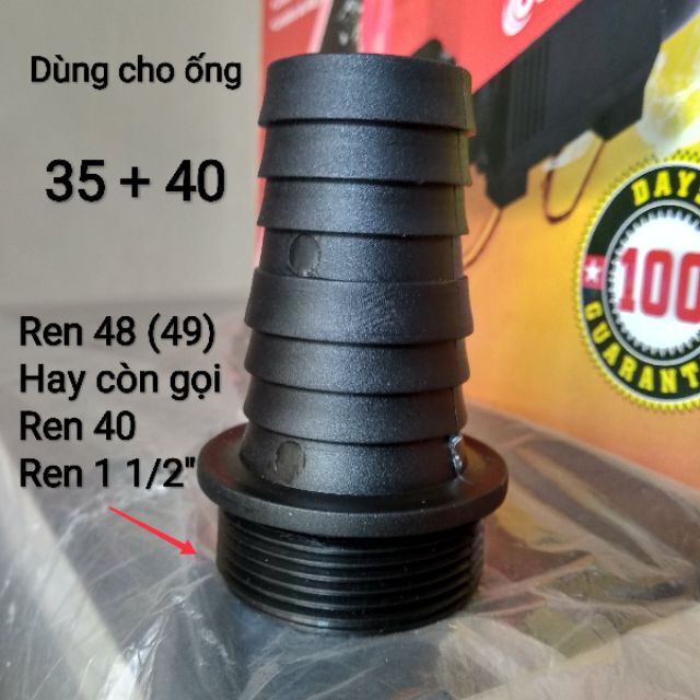 Chân nối ống mềm 3 tầng ren 27, 34, 48 Aquamate