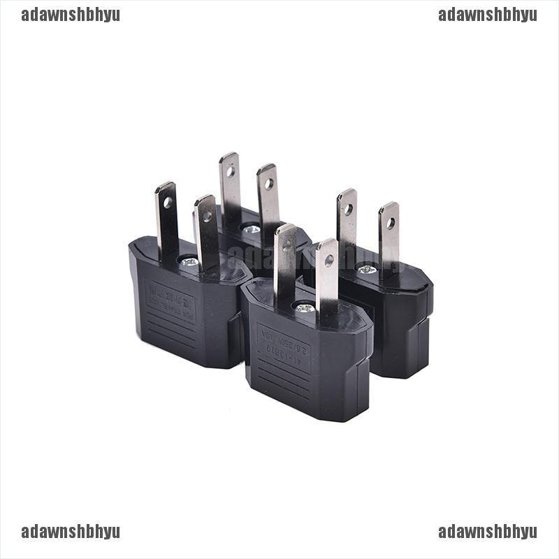 Set 4 Phích Cắm Chuyển Đổi EU Sang US USA Tiện Dụng