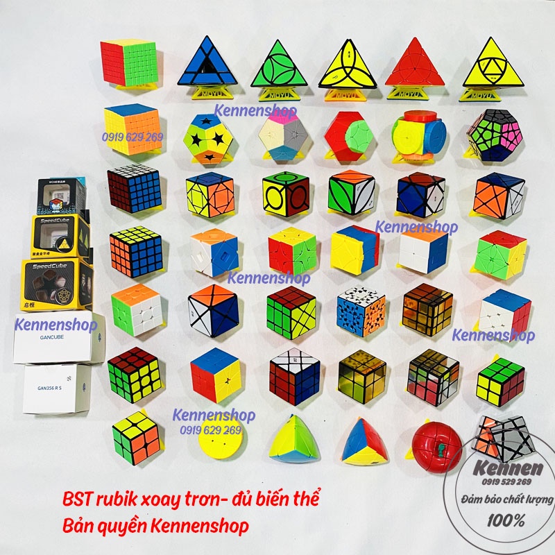 Rubik tam giác pyraminx meilong qiyi 3x3 2x2 mastermorphix biến thể