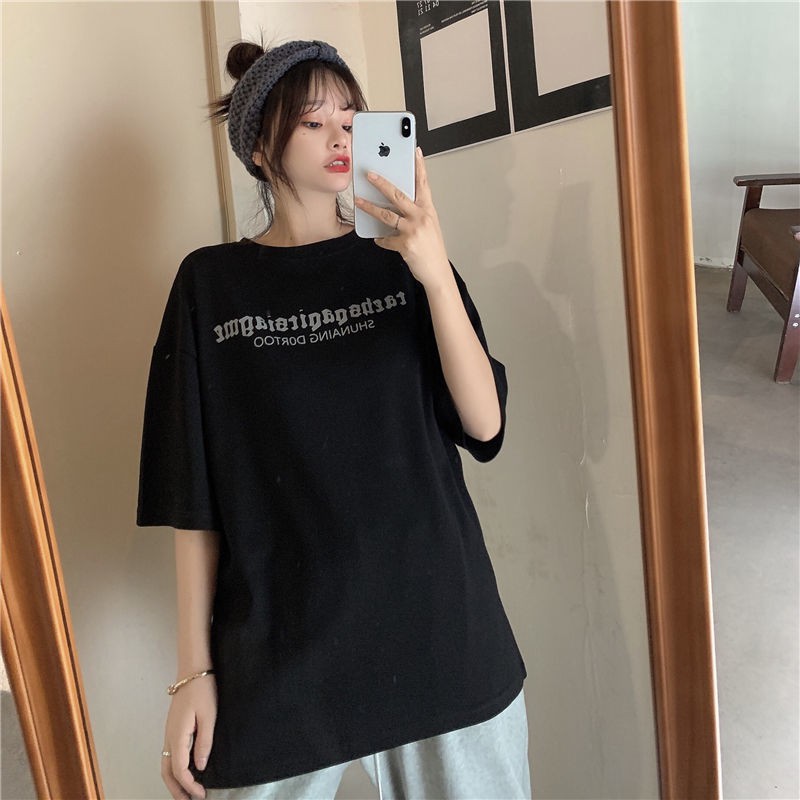 Áo phông tay lỡ nữ form rộng , áo thun unisex oversize cho nam nữ 3158 Queenshop