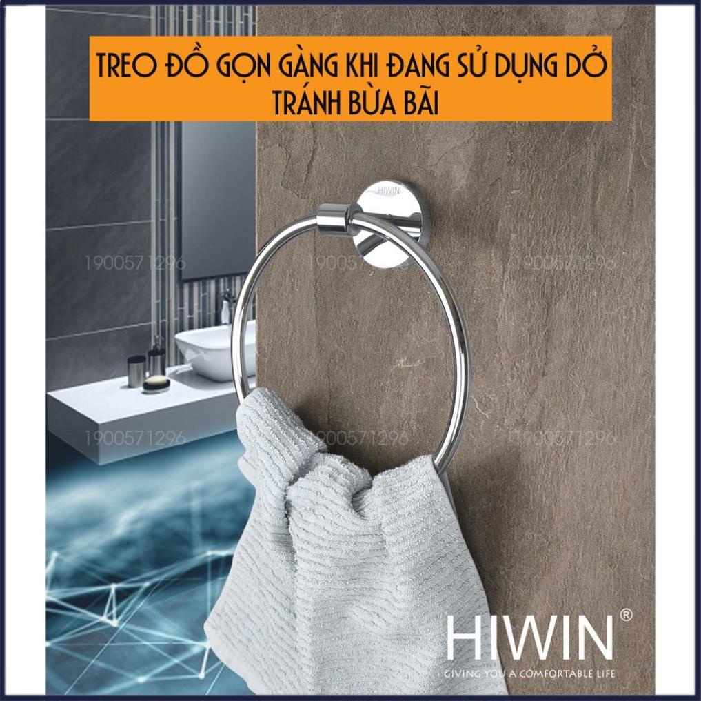 Vòng treo khăn đồng mạ crom mặt gương sáng bóng cao cấp Hiwin Y-2305