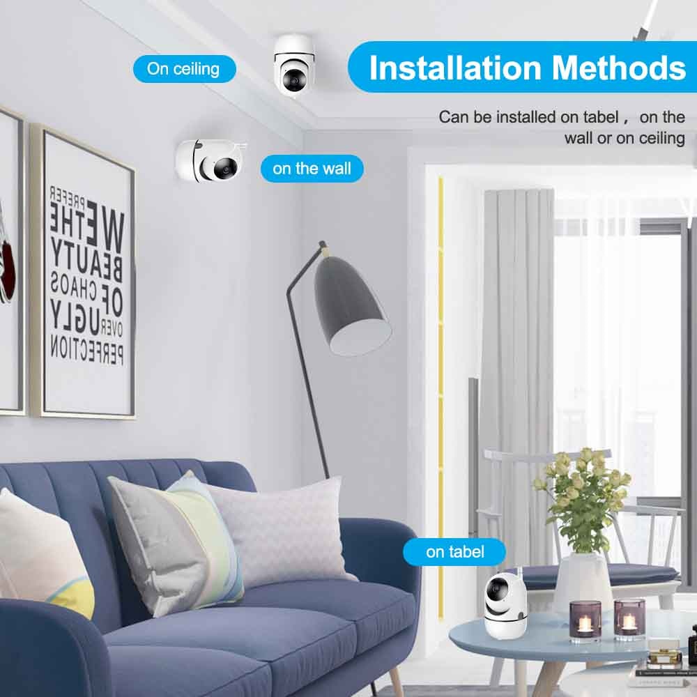 Camera IP HD 1080P Wifi không dây dịch vụ đám mây